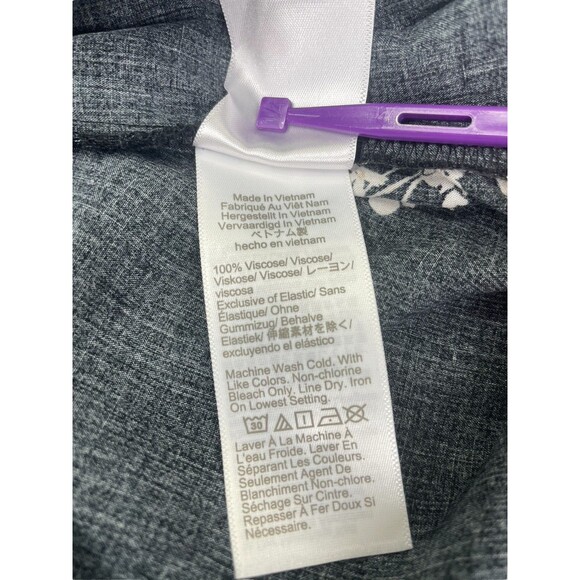 J Crew Smocked Ruffle Black Floral LS Flowy Top Career Cottage Peasant Hipster S - Picture 10 of 10